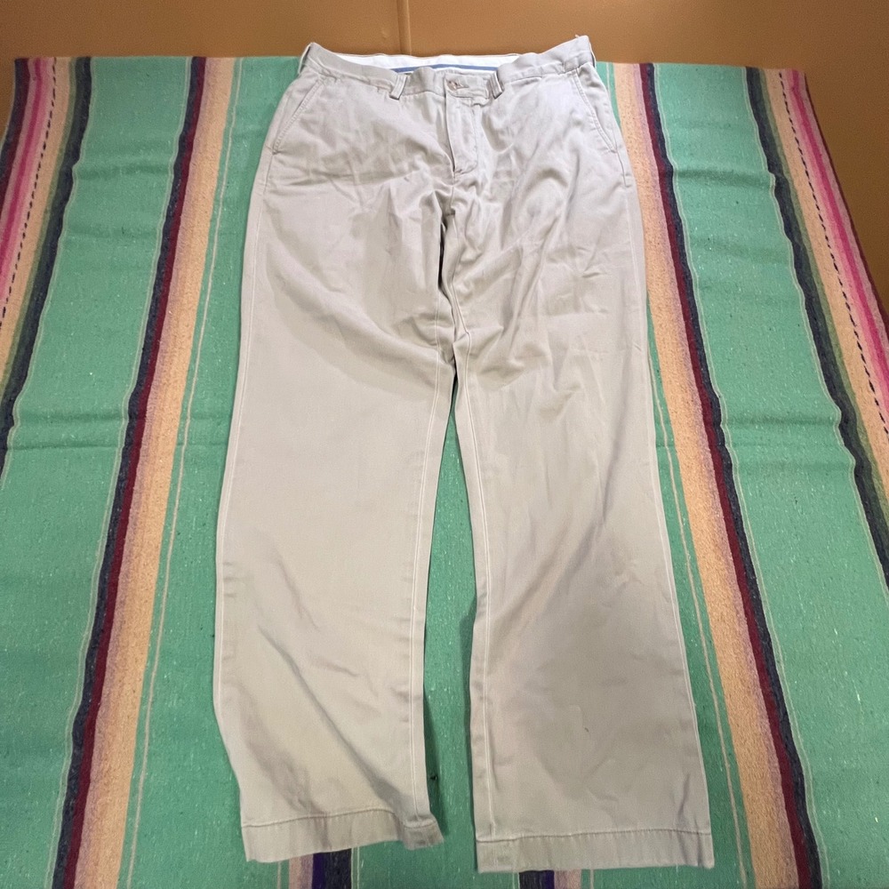 Polo Ralph Lauren Chino Pants Mens 36x32 Tan Cotton Twill Straight Leg Khakis